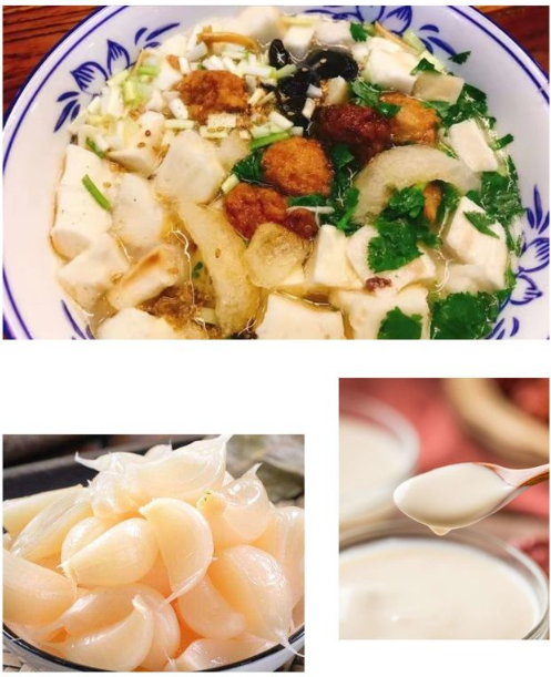 主食：肉丸煮馍 副菜：糖蒜 饮品：酸奶.png